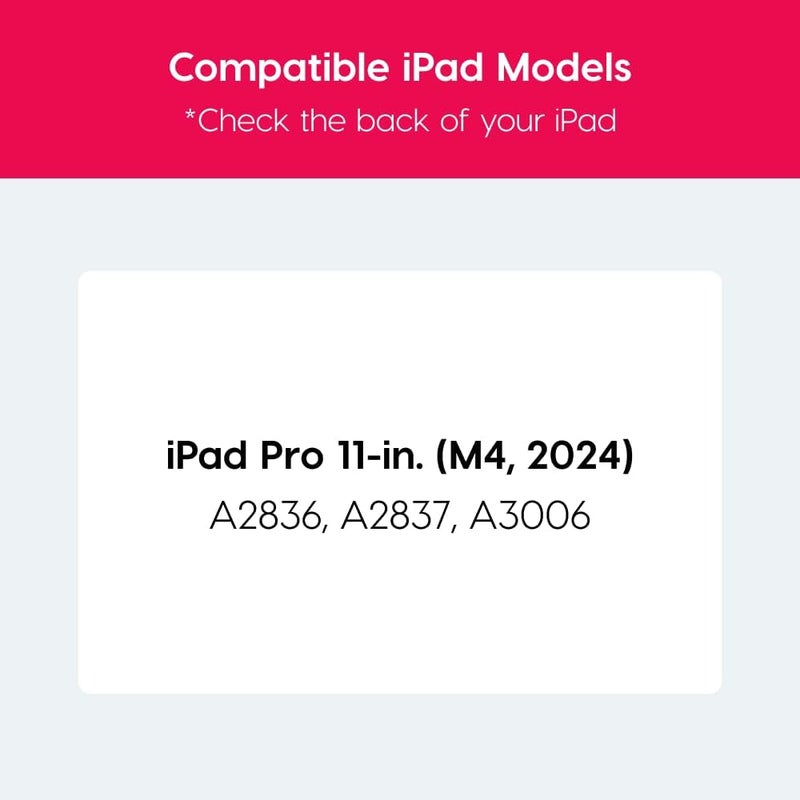 Astropad ورق صخر قلم v3.0 (2025) – واقي شاشة ورقي لجهاز آيباد برو 11 بوصة (M4، M5) + مجموعة استبدال رؤوس قلم آبل 2 حزمة – قلم آبل الجيل الأول/الثاني وقلم برو - Image 2